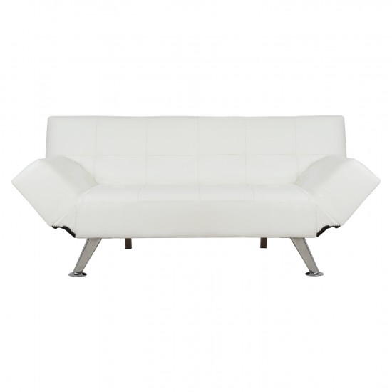 ΚΑΝΑΠΕΣ ΚΡΕΒΑΤΙ THOM ΜΕ ΑΝΑΔΙΠΛΟΥΜΕΝΑ ΜΠΡΑΤΣΑ ΛΕΥΚΟ PU