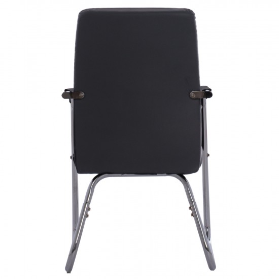 ΠΟΛΥΘΡΟΝΑ ΕΠΙΣΚΕΠΤΗ ΜΕ ΜΠΡΑΤΣΑ ΜΑΥΡΟ PU 54x60x94