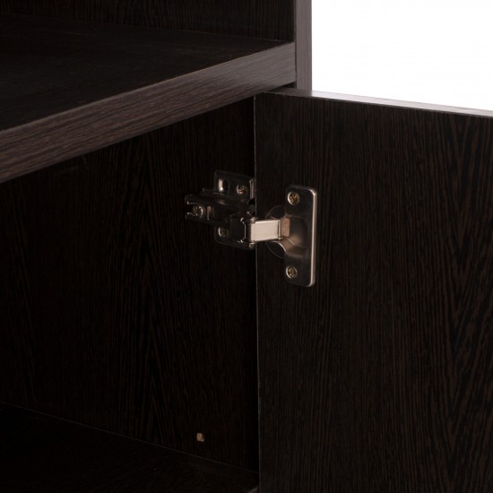 ΒΙΒΛΙΟΘΗΚΗ ΓΡΑΦΕΙΟΥ ΕΠΑΓΓΕΛΜΑΤΙΚΗ WENGE ΜΕ 2 ΠΟΡΤΕΣ