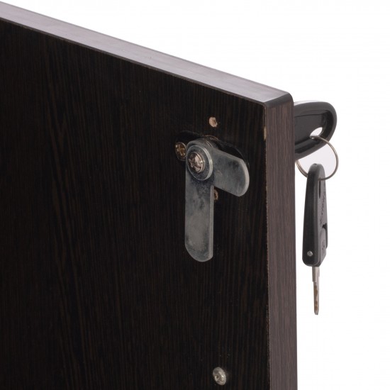 ΒΙΒΛΙΟΘΗΚΗ ΓΡΑΦΕΙΟΥ ΕΠΑΓΓΕΛΜΑΤΙΚΗ WENGE ΜΕ 2 ΠΟΡΤΕΣ