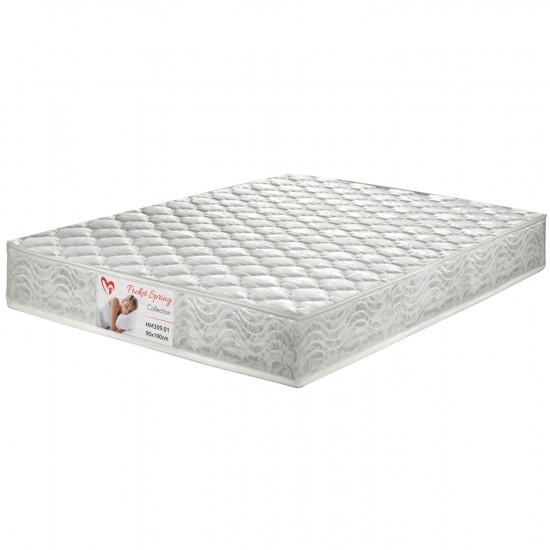 ΣΤΡΩΜΑ POCKET SPRING ΔΙΠΛΟ 140x200 ΔΙΠΛΗΣ ΟΨΗΣ