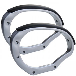 ΚΑΡΕΚΛΑ ΓΡΑΦΕΙΟΥ ΔΙΕΥΘΥΝΤΙΚΗ ΜΑΥΡΗ ΜΕ ΠΟΔΙ ΧΡΩΜΙΟ 