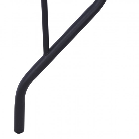 ΤΡΑΠΕΖΙ ADAM ΜΕΤΑΛΛΙΚΟ ΓΚΡΙ ΣΚΟΥΡΟ 110Χ60Χ71Υεκ.