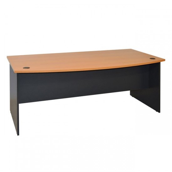 ΓΡΑΦΕΙΟ ΕΠΑΓΓΕΛΜΑΤΙΚΟ 180x93.5x74. EXECUTIVE ΓΚΡΙ-ΟΞΙΑ