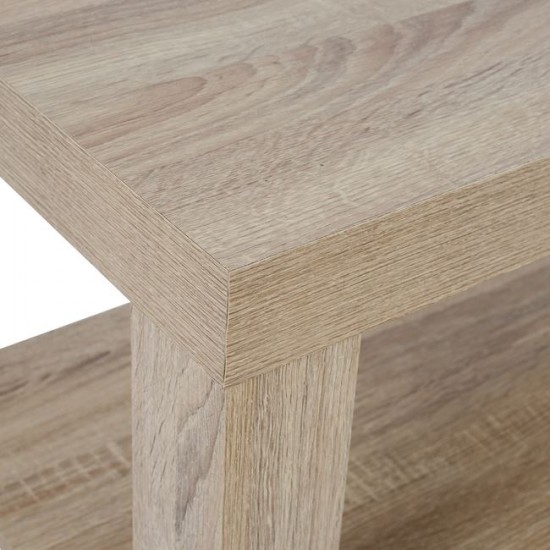 ΤΡΑΠΕΖΙ ΣΑΛΟΝΙΟΥ ΜΕΛΑΜΙΝΗΣ ALAYNA SONAMA 90X45X45 εκ.