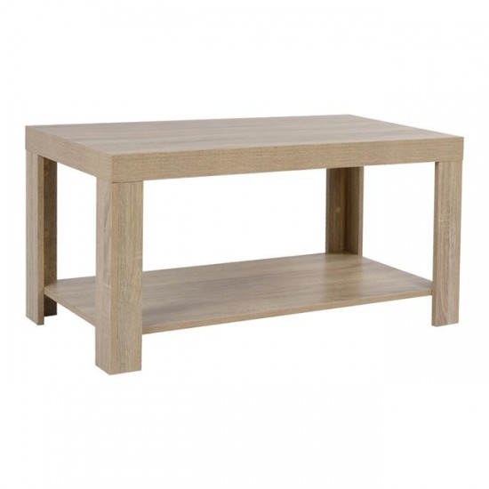 ΤΡΑΠΕΖΙ ΣΑΛΟΝΙΟΥ ΜΕΛΑΜΙΝΗΣ ALAYNA SONAMA 90X45X45 εκ.