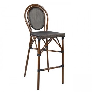 ΣΚΑΜΠΩ ΑΛΟΥΜΙΝΙΟΥ BAMBOO LOOK ΚΑΦΕ ΜΕ TEXTΙLINE 