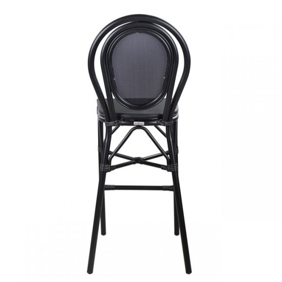 ΣΚΑΜΠΩ ΑΛΟΥΜΙΝΙΟΥ BAMBOO LOOK ΜΑΥΡΟ ΜΕ TEXTLINE