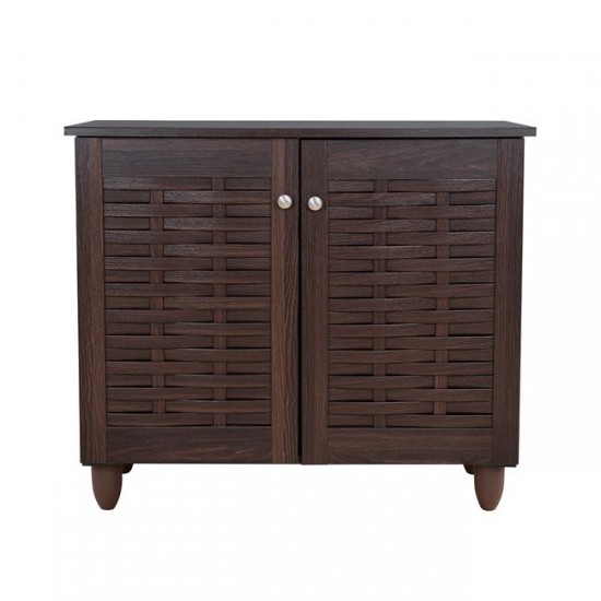 ΠΑΠΟΥΤΣΟΘΗΚΗ-ΝΤΟΥΛΑΠΙ WENGE 76.8Χ33.6Χ67.5εκ.