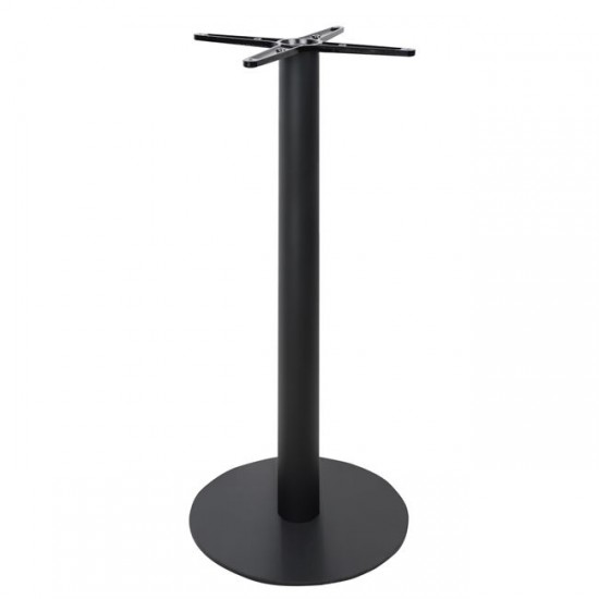 ΒΑΣΗ ΜΕΤΑΛΛΙΚΗ ΜΠΑΡ Φ50X108 ΜΑΥΡΗ