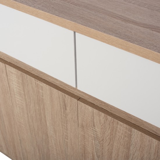 ΜΠΟΥΦΕΣ  2 ΣΥΡΤΑΡΙΑ & 4 ΠΟΡΤΕΣ SONAMA 120X40X80εκ.