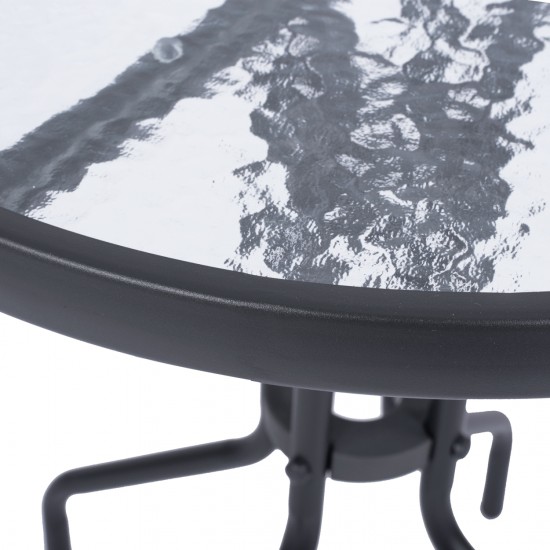 ΤΡΑΠΕΖΙ ΜΕΤΑΛΛΙΚΟ LIMA ΓΚΡΙ Φ60x70Υεκ.