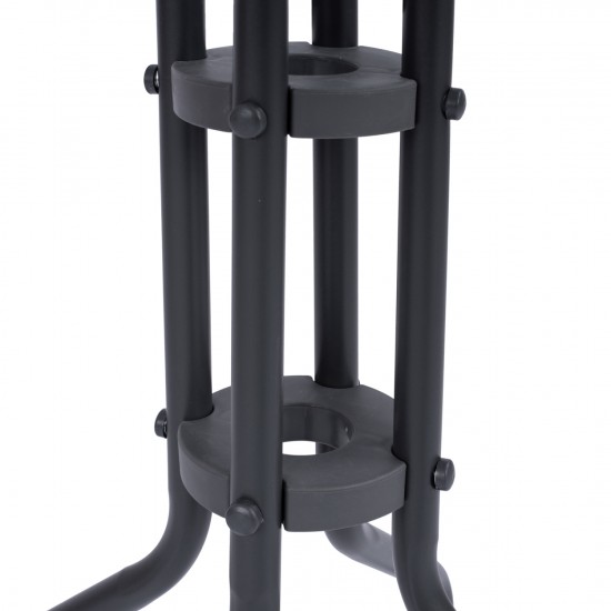 ΤΡΑΠΕΖΙ ΜΕΤΑΛΛΙΚΟ LIMA ΓΚΡΙ Φ60x70Υεκ.