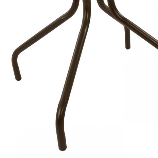 ΤΡΑΠΕΖΙ ΜΕΤΑΛΛΙΚΟ LIMA ΚΑΦΕ Φ60x70Yεκ.