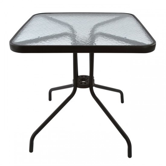 ΤΡΑΠΕΖΙ FIGO ΜΕΤΑΛΛΙΚΟ ΚΑΦΕ 70Χ70Χ72