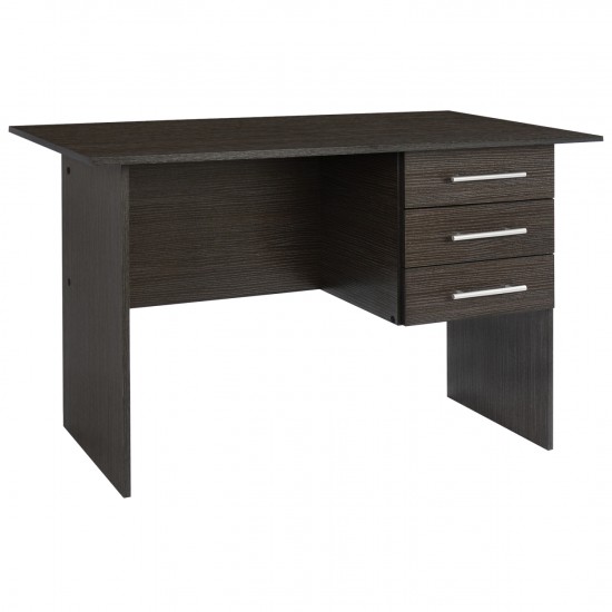 ΓΡΑΦΕΙΟ ΜΕΛΑΜΙΝΗΣ ΜΕ 3 ΣΥΡΤΑΡΙΑ ZEBRANO 120X60X76 εκ.