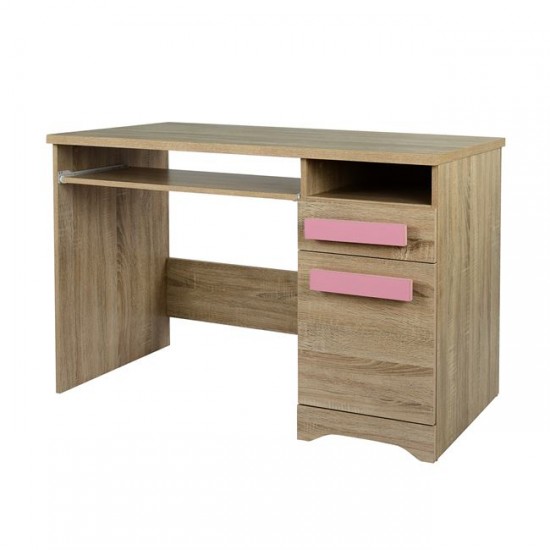 ΓΡΑΦΕΙΟ PLAYROOM SONAMA+ ΡΟΖ ΧΕΡΟΥΛΙ 110X55X76.5