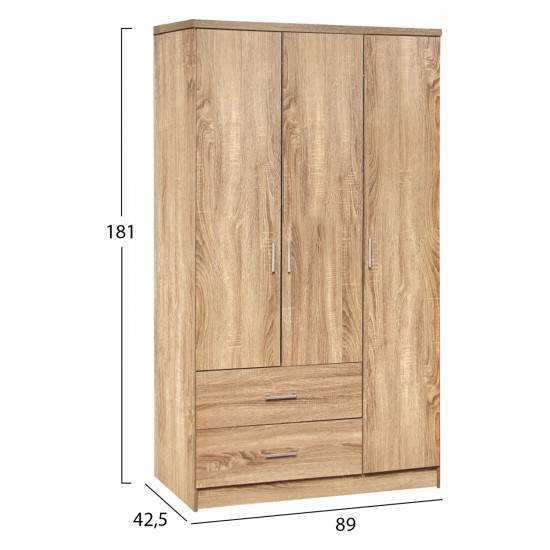 ΝΤΟΥΛΑΠΑ 3ΦΥΛΛΗ ME 2 ΣΥΡΤΑΡΙΑ  SONAMA 89.2Χ42Χ181εκ.