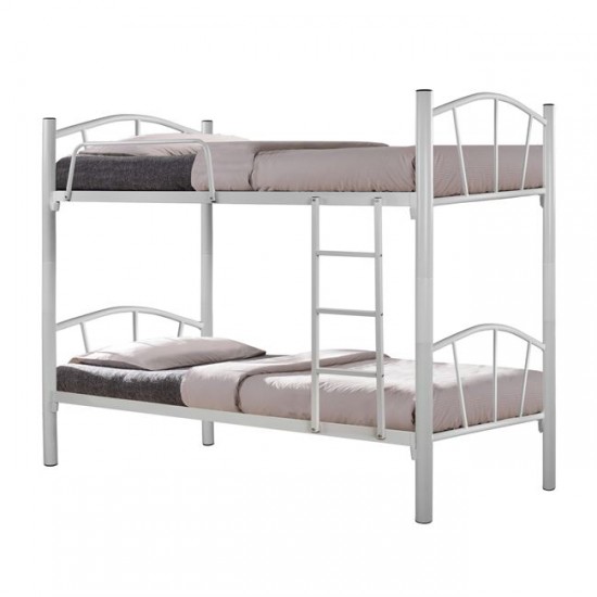 ΚΟΥΚΕΤΑ ΚΡΕΒΑΤΙ ΜΕΤΑΛΛΙΚΗ FLOOR ΛΕΥΚΗ 90Χ190