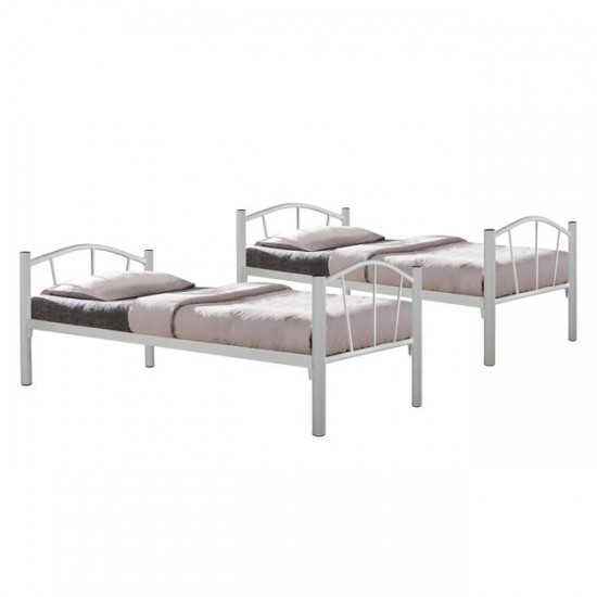 ΚΟΥΚΕΤΑ ΚΡΕΒΑΤΙ ΜΕΤΑΛΛΙΚΗ FLOOR ΛΕΥΚΗ 90Χ190