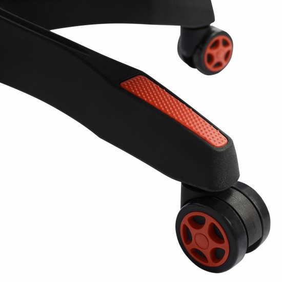 ΚΑΡΕΚΛΑ ΓΡΑΦΕΙΟΥ GAMING SPEED ΜΑΥΡΟ ΚΟΚΚΙΝΟ PU