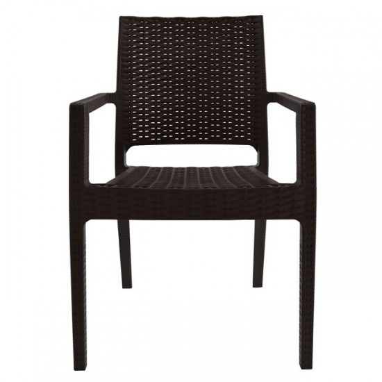 ΠΟΛΥΘΡΟΝΑ ΠΟΛΥΠΡΟΠΥΛΕΝΙΟΥ ΒΑΡΕΩΣ ΤΥΠΟΥ KAGANU DARK BROWN 57x55,5x89 εκ.