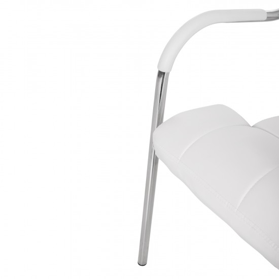 ΚΑΡΕΚΛΑ ΕΠΙΣΚΕΠΤΗ ΓΡΑΦΕΙΟΥ ΑΣΠΡΟ PU 52x56x87