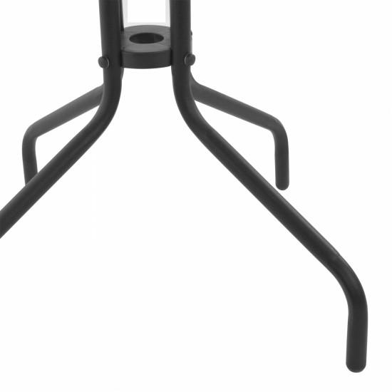 ΤΡΑΠΕΖΙ ΜΕΤΑΛΛΙΚΟ ΓΚΡΙ Φ70Χ70