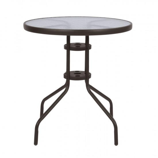 ΤΡΑΠΕΖΙ ΜΕΤΑΛΛΙΚΟ ΚΑΦΕ Φ70Χ70