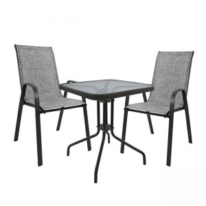 ΣΕΤ ΤΡΑΠΕΖΑΡΙΑΣ 3ΤΜΧ ΜΕ 2 ΚΑΡΕΚΛΕΣ & 1 ΤΡΑΠΕΖΙ 