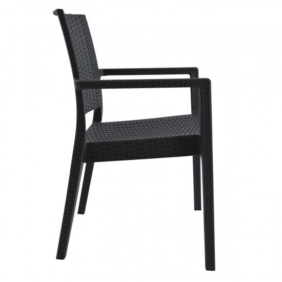 ΠΟΛΥΘΡΟΝΑ ΠΟΛΥΠΡΟΠΥΛΕΝΙΟΥ ΒΑΡΕΩΣ ΤΥΠΟΥ KAGANU DARK GREY 57x55,5x89εκ.