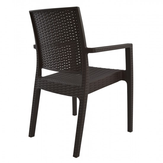 ΠΟΛΥΘΡΟΝΑ ΠΟΛΥΠΡΟΠΥΛΕΝΙΟΥ ΒΑΡΕΩΣ ΤΥΠΟΥ KAGANU DARK GREY 57x55,5x89εκ.