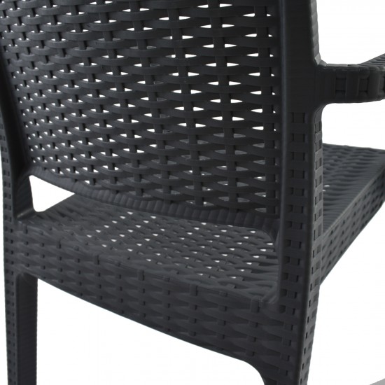 ΠΟΛΥΘΡΟΝΑ ΠΟΛΥΠΡΟΠΥΛΕΝΙΟΥ ΒΑΡΕΩΣ ΤΥΠΟΥ KAGANU DARK GREY 57x55,5x89εκ.