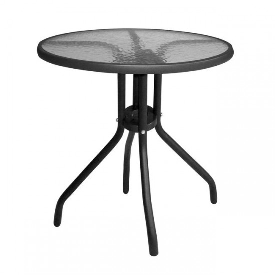 ΣΕΤ ΤΡΑΠΕΖΑΡΙΑΣ 3ΤΜΧ ΜΕ ΤΡΑΠΕΖΙ & ΚΑΡΕΚΛΕΣ LEON ΓΚΡΙ HM5184.01