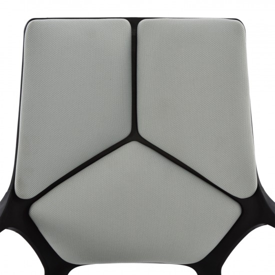 ΚΑΡΕΚΛΑ ΕΠΙΣΚΕΠΤΗ ΓΚΡΙ & ΣΚΕΛΕΤΟ ΜΑΥΡΟ 64x60x94,5