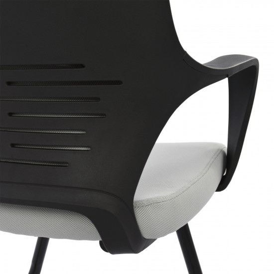 ΚΑΡΕΚΛΑ ΕΠΙΣΚΕΠΤΗ ΓΚΡΙ & ΣΚΕΛΕΤΟ ΜΑΥΡΟ 64x60x94,5