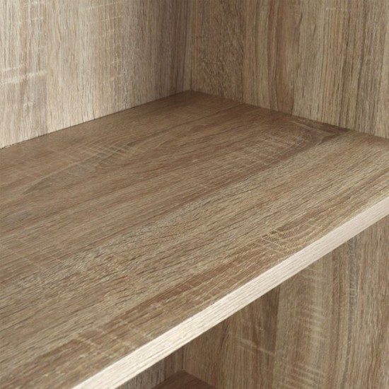 ΒΙΒΛΙΟΘΗΚΗ ΜΕΛΑΜΙΝΗΣ  SONAMA ΜΕ ΧΕΡΟΥΛΙ ΜΕΤ.60x30x180εκ