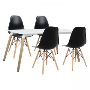 ΣΕΤ ΤΡΑΠΕΖΑΡΙΑΣ 5ΤΜΧ ΜΕ ΤΡΑΠΕΖΙ MINIMAL & ΚΑΡΕΚΛΑ TWIST