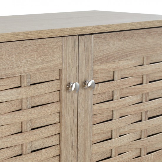 ΠΑΠΟΥΤΣΟΘΗΚΗ-ΝΤΟΥΛΑΠΙ ΞΥΛΙΝΗ 4 ΠΟΡΤΕΣ SONAMA 77x34x123