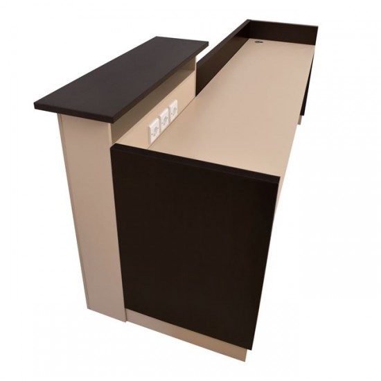 ΓΡΑΦΕΙΟ ΥΠΟΔΟΧΗΣ 240X82 WENGE ΜΠΕΖ