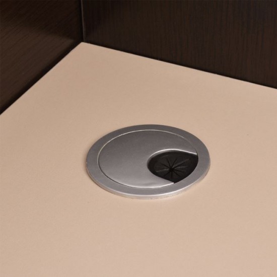 ΓΡΑΦΕΙΟ ΥΠΟΔΟΧΗΣ 240X82 WENGE ΜΠΕΖ