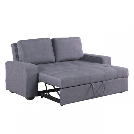 ΚΑΝΑΠΕΣ ΚΡΕΒΑΤΙ 2ΘΕΣΙΟΣ ΜΕ ΓΚΡΙ ΥΦΑΣΜΑ