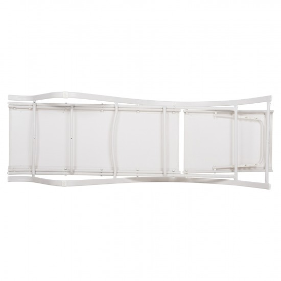 ΞΑΠΛΩΣΤΡΑ ΑΛΟΥΜΙΝΙΟΥ ΛΕΥΚΗ ΜΕ TEXTLINE ΕΚΡΟΥ