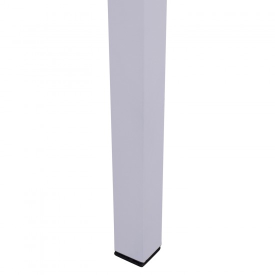 ΤΡΑΠΕΖΙ ΑΛΟΥΜΙΝΙΟΥ ΛΕΥΚΟ 45Χ45Χ 45,5