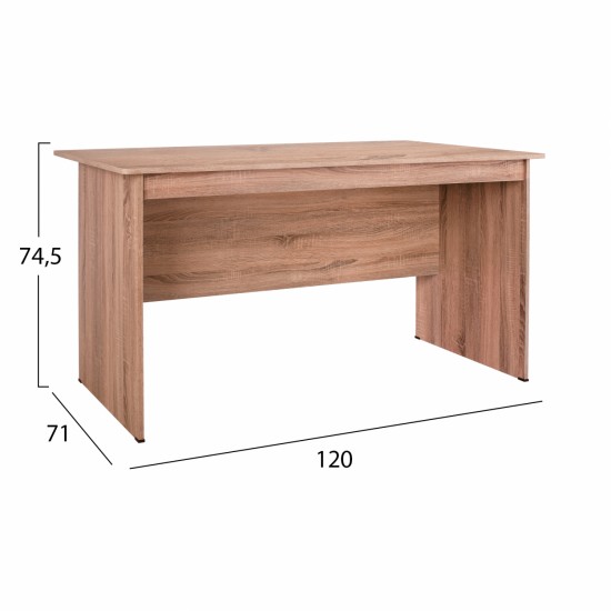 ΓΡΑΦΕΙΟ ΜΕΛΑΜΙΝΗΣ 120x71x74,5 ΣΕ ΧΡΩΜΑ SONAMA