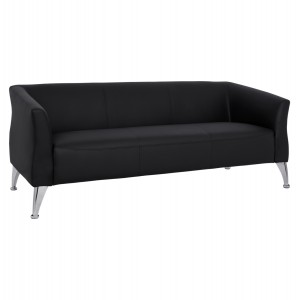 ΚΑΝΑΠΕΣ 3ΘΕΣΙΟΣ KIANA ΜΕ ΜΑΥΡΟ PU 