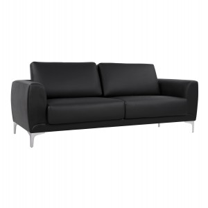 ΚΑΝΑΠΕΣ 3ΘΕΣΙΟΣ KENZIE ΜΕ ΜΑΥΡΟ PU 