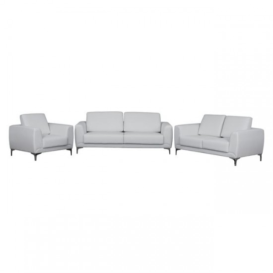 ΣΕΤ ΣΑΛΟΝΙΟΥ 3ΤΜΧ  KENZIE ΜΕ ΛΕΥΚΟ PU