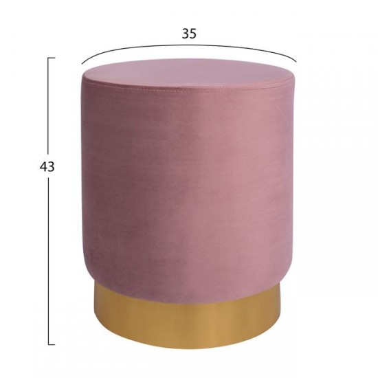 ΣΚΑΜΠΟ LEVY ΣΑΠΙΟ ΜΗΛΟ ΒΕΛΟΥΔΟ ΜΕ ΧΡΥΣΗ ΒΑΣΗ Φ35x43Υ εκ.