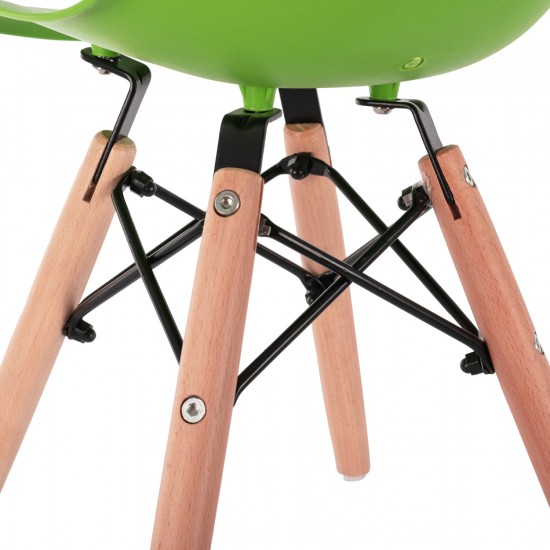 ΚΑΡΕΚΛΑ TWIST KID ΤΜΧ.ΜΕ ΞΥΛΙΝΑ ΠΟΔΙΑ &ΠΡΑΣΙΝΟ ΚΑΘΙΣΜΑ